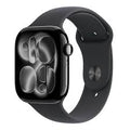 APPLE WATCH SERIES 11 GPS + CELLULAR 42MM SPACE GREY ALUMINIUN CASE WITH BLACK SPORT BAND M/L M