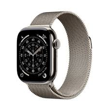 APPLE WATCH SERIES 11 GPS + CELLULAR 42MM NATURAL TITANIUM CASE WITH NATURAL MILANESE LOOP MF8