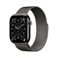 APPLE WATCH SERIES 11 GPS + CELLULAR 46MM SLATE TITANIUM CASE WITH SLATE MILANESE LOOP M/L MFD