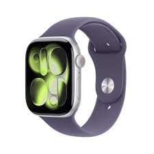 APPLE WATCH SERIES 11 GPS + CELLULAR 46MM SILVER ALUMINIUN CASE WITH PURPLE FOG SPORT BAND S/M