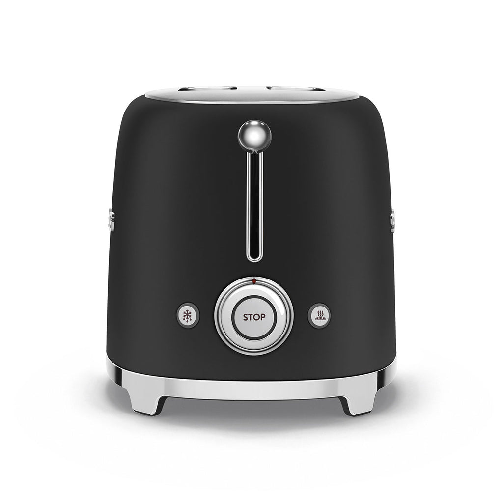 SMEG TOASTER 2X2 50´STYLE MATT BLACK TSF01BLMEU