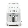 SMEG DRIP COFFEE MAKER 50'S STYLE WHITE DCF02WHEU