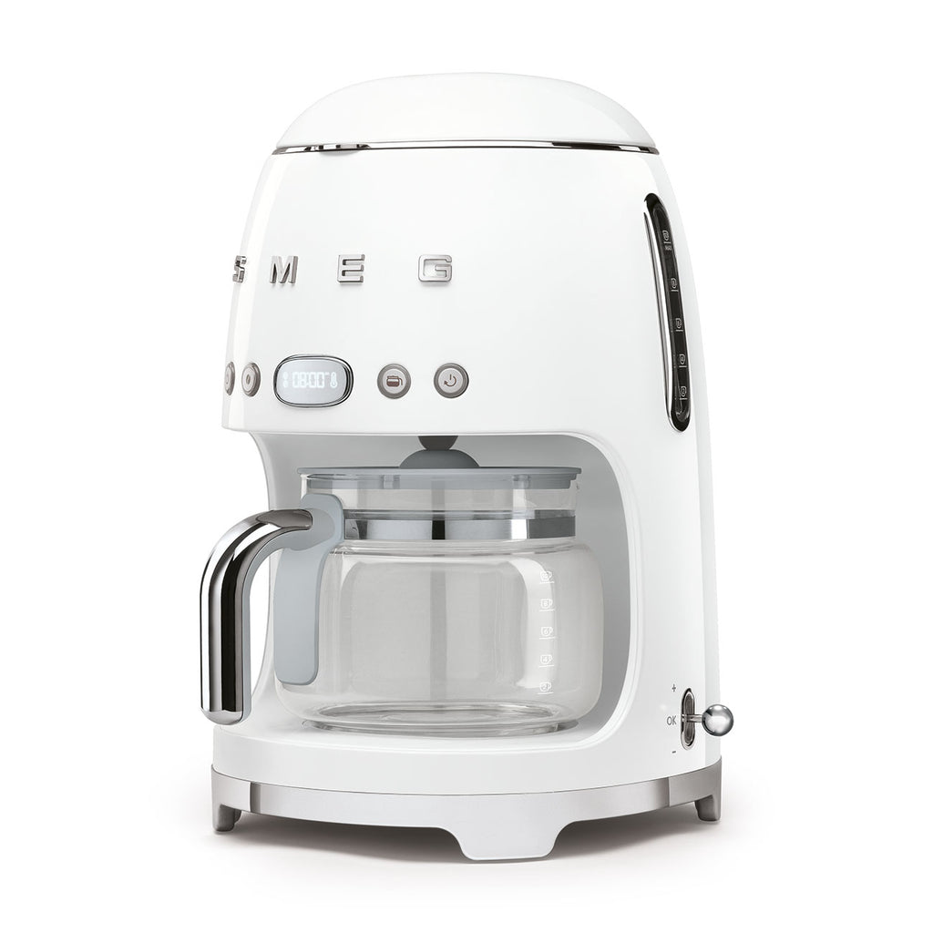 SMEG DRIP COFFEE MAKER 50'S STYLE WHITE DCF02WHEU