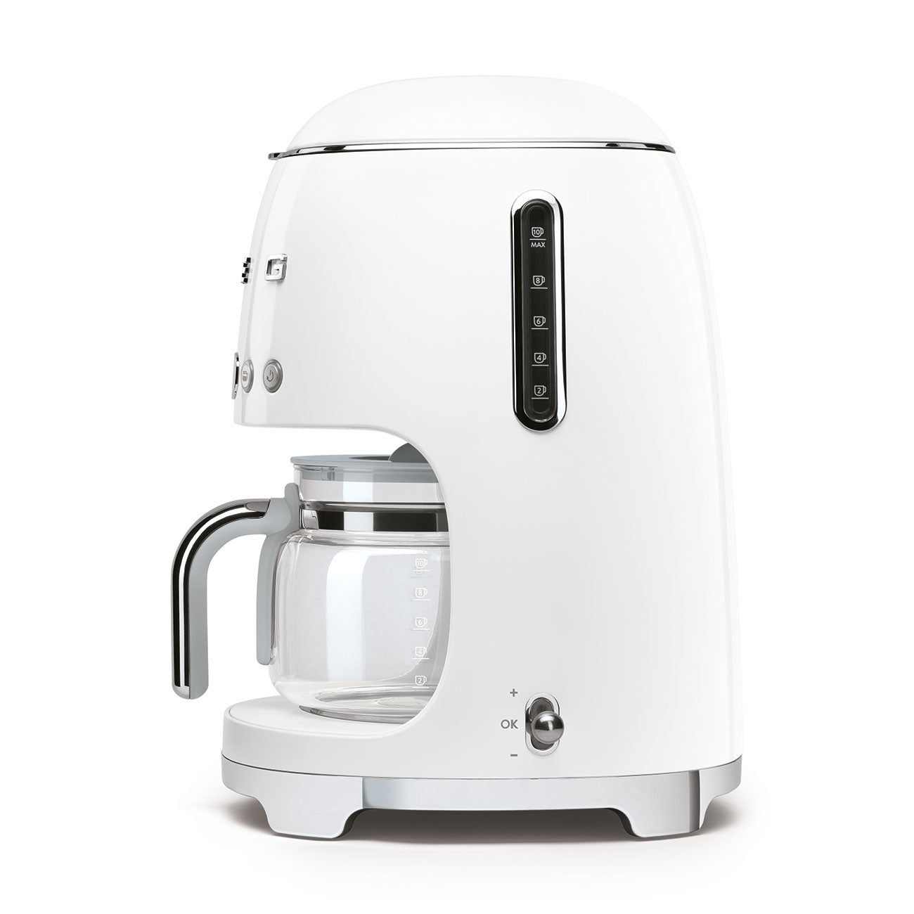 SMEG DRIP COFFEE MAKER 50'S STYLE WHITE DCF02WHEU