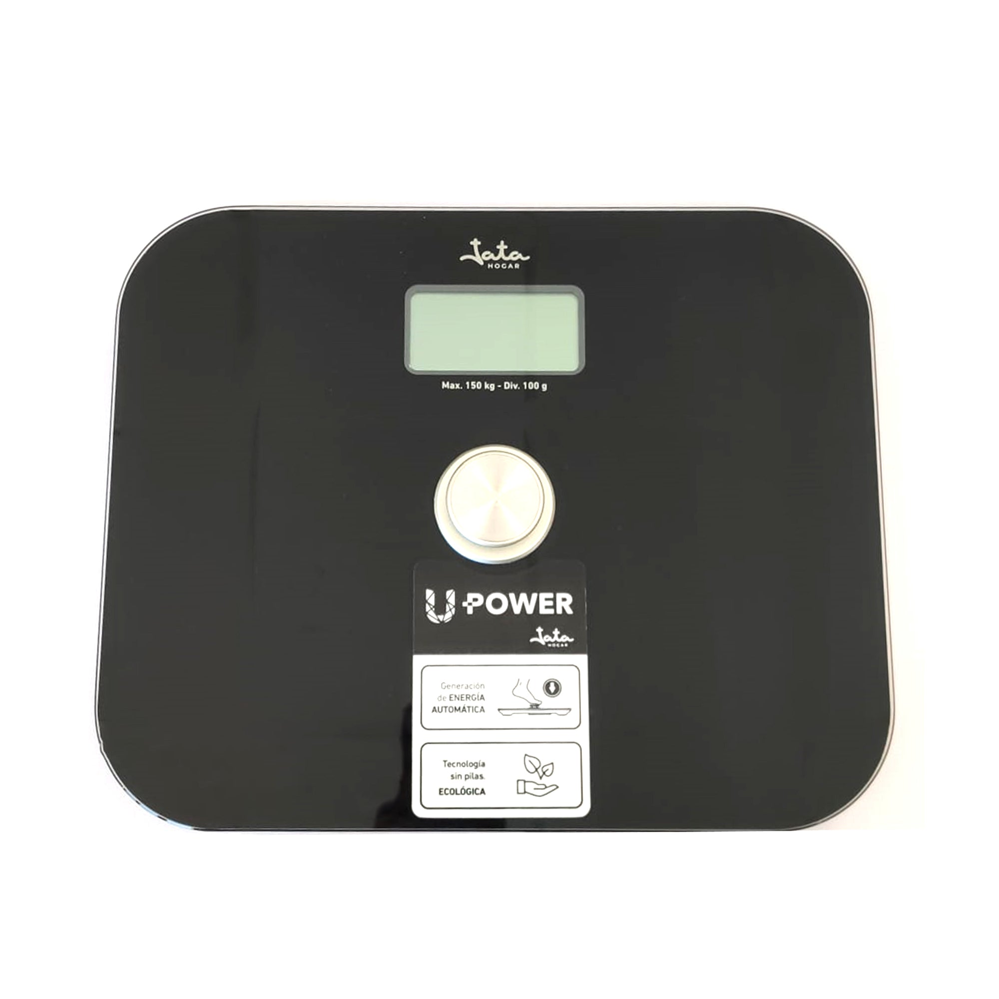 JATA ECOLOGICAL SCALE NO BATTERY UPOWER BLACK HBAS1499