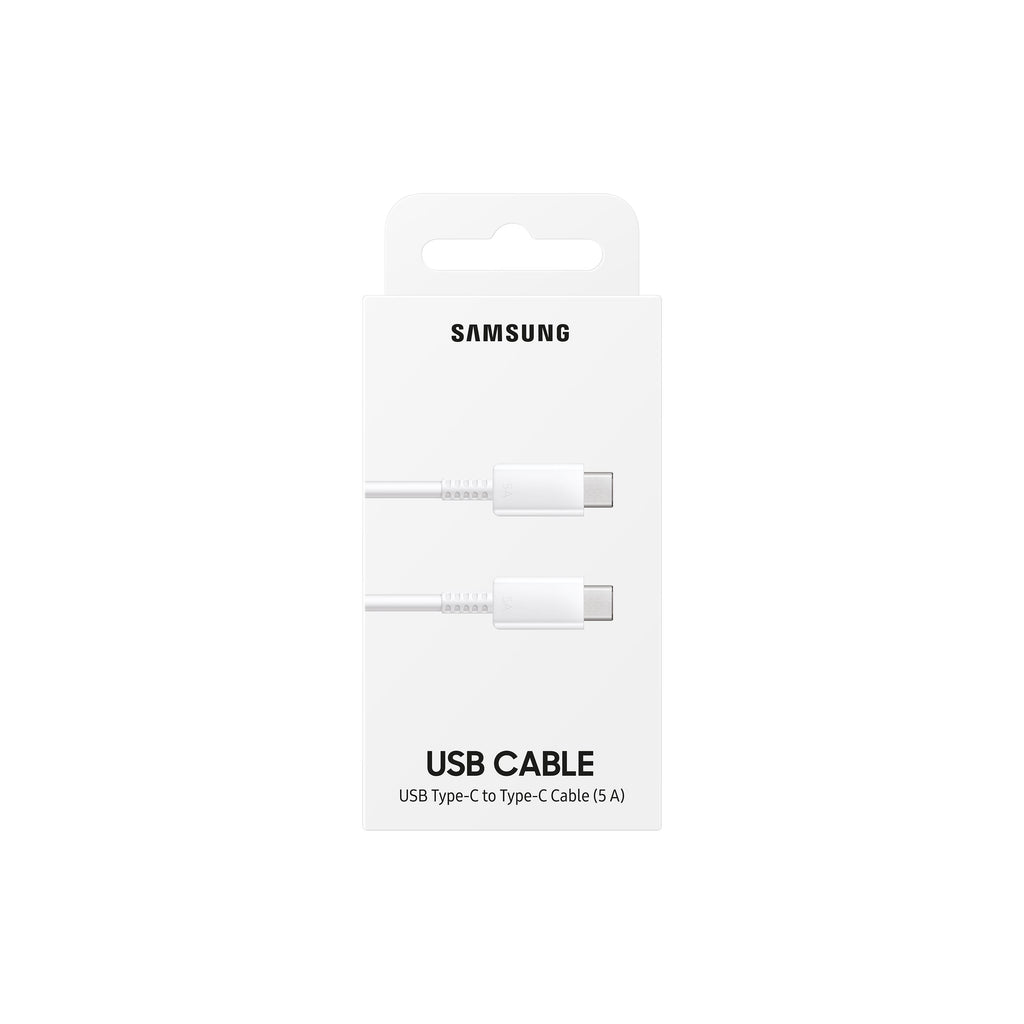 SAMSUNG CABLE USB-C TO USB-C 5A 1M WHITE EP-DN975BWEGWW