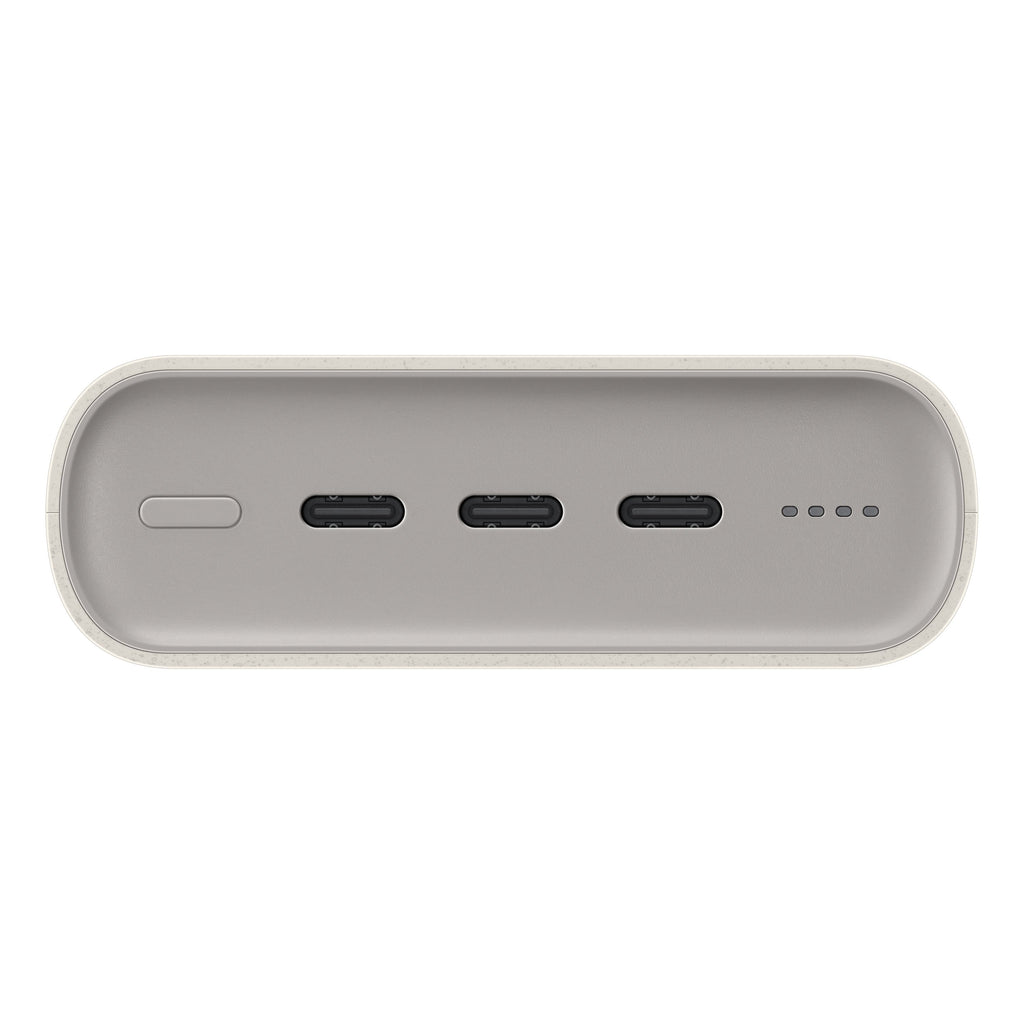 SAMSUNG POWER BANK 20.000MAH 45W MAX TRIPLEPORT 3XUSB-C  BEIGE EB-P4520XUEGEU