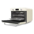 SMEG MULTIFUNCTION COUNTERTOP OVEN 50'S STYLE WITH GALILEO TECHNOLOGY CREAM COF01CREU