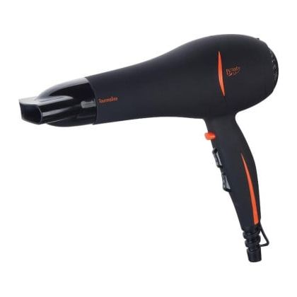JATA HAIR DRYER TOURMALINE TECNOLOGY RUBBERIZED FEEL 2000W BLACK SC56B