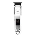 JATA HAIR CLIPPER RECHARGABLE 90MIN  5CUTING GUIDES LED DISPLAY SILVER JBCP4200