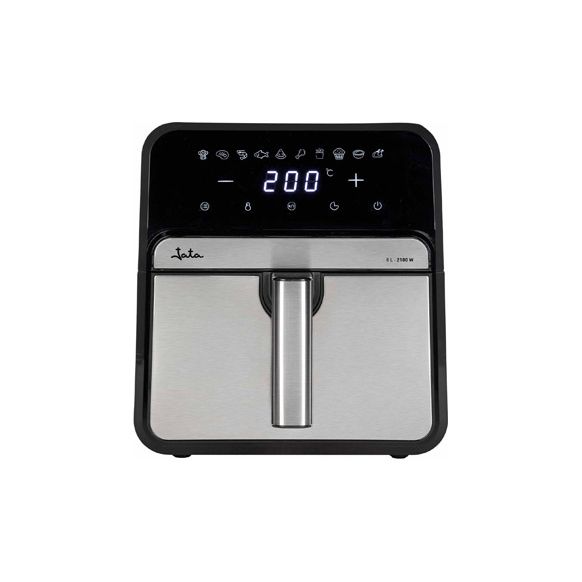 JATA AIR FRYER 8L 10 PROGRAMS 200ºC MAX 2100W BLACK-SILVER JEFR1242