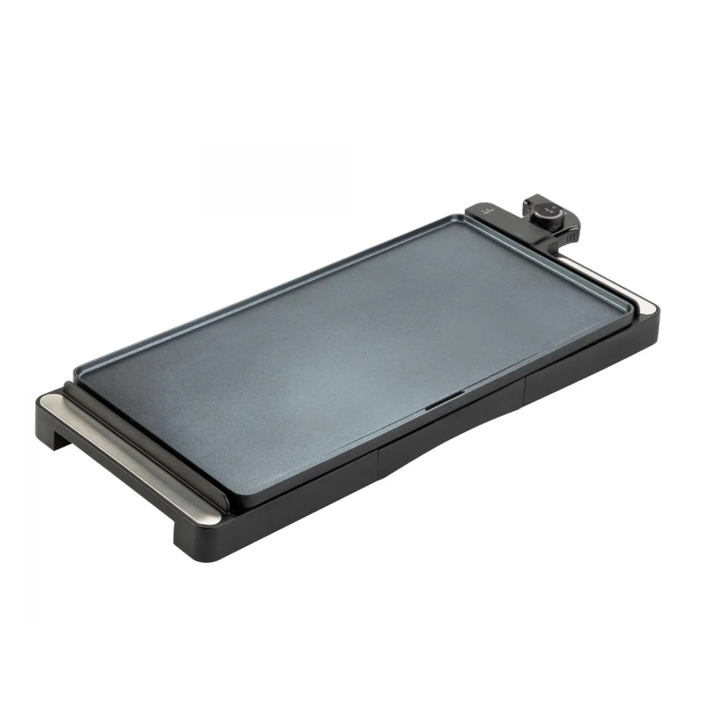 JATA ELECTRIC GRIDDLE COOL-TOUCH HANDLES 508X254MM 2500W BLACK JEGR1245