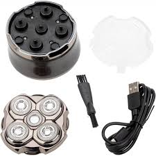 JATA SHAVER FOR HEAD RECHARGABLE UP TO 120 MIN 5 FLOATING HEADS SILVER JBMA1444