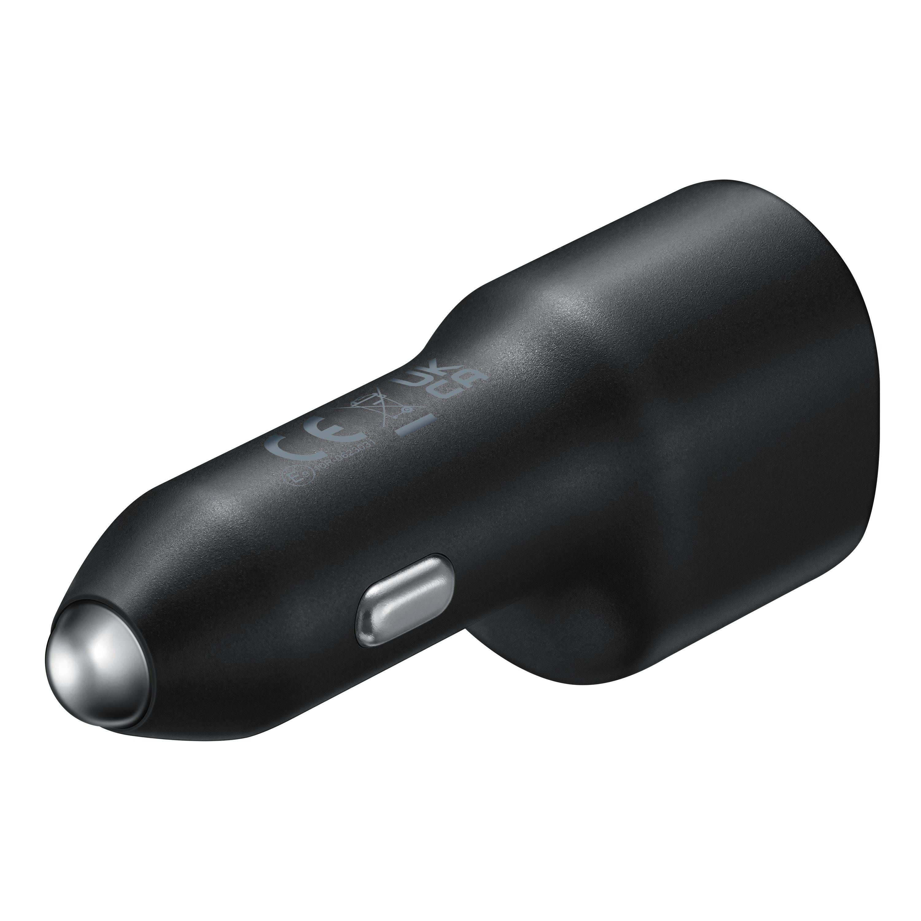 SAMSUNG POWER CAR CHARGER DUAL USB-C 25W + USB 15W BLACK EP-L4020NBEGEU
