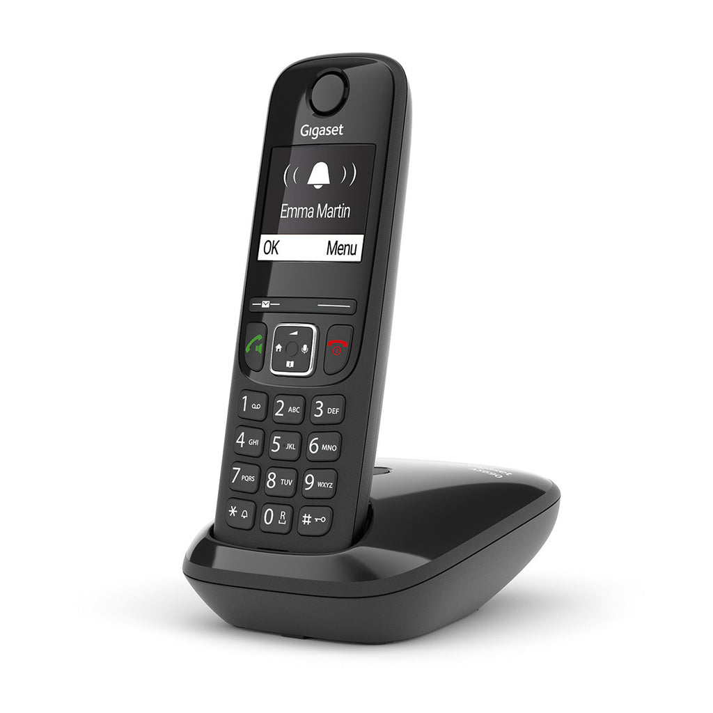 GIGASET WIRELESS PHONE AS690 BLACK (S30852-H2816-D201)