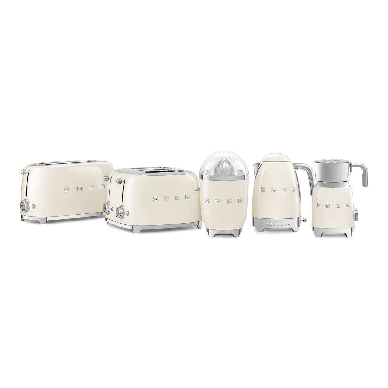 SMEG TOASTER 4X4 50´STYLE CREAM TSF03CREU