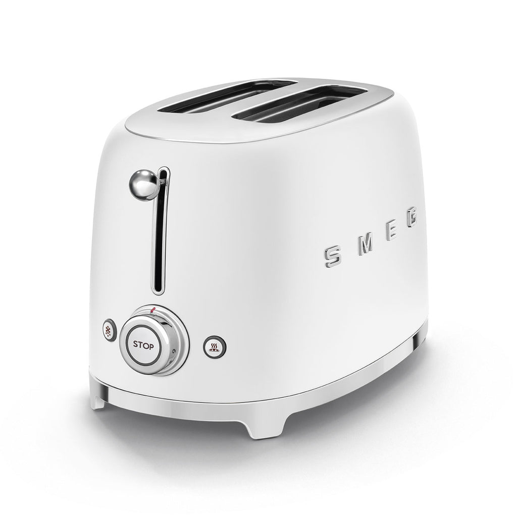 SMEG TOASTER 2X2 50´ STYLE MATT WHITE TSF01WHMEU